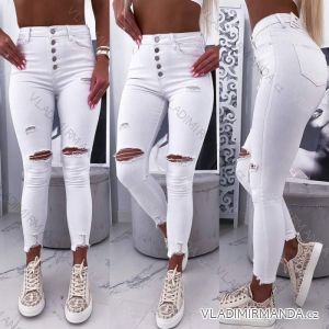 Jeans pants leatherette with zip (XXS-L) LAULIA JWA20108