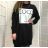 Sweatshirt oversize long sleeve women (UNI S / M / L) ITALIAN FASHION IMM21655W