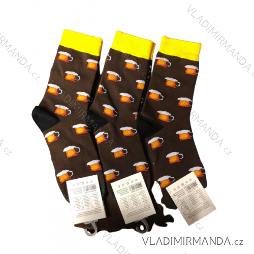 Socks classic light picture beer / wine motif (35 / 39-39 / 43) ECC-2003