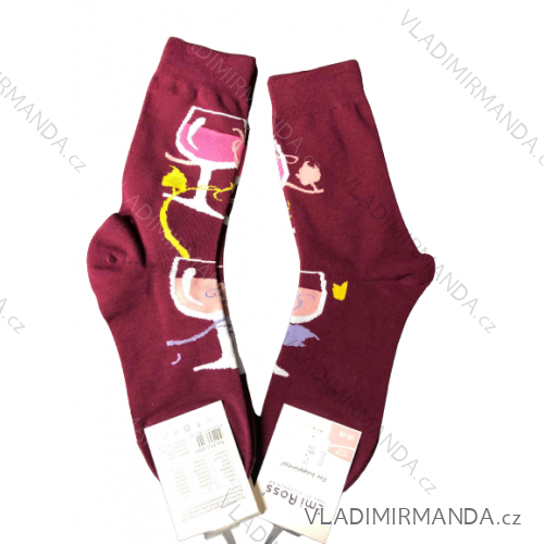 Socks classic light picture beer / wine motif (35 / 39-39 / 43) ECC-2003