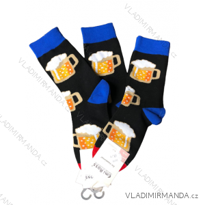 Socks classic light picture beer / wine motif (35 / 39-39 / 43) ECC-2003