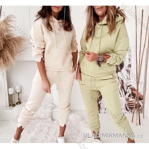 Set of long sweatpants and long sleeve sweatshirt for women (UNI S / L) TURKISH FASHION IMK20148