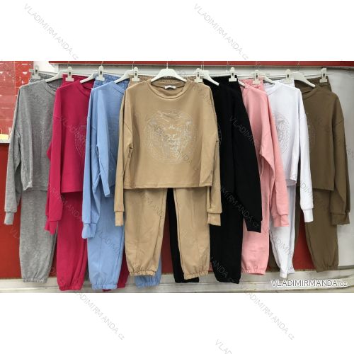 Set of long sweatpants and long sleeve sweatshirt for women (UNI S / L) TURKISH FASHION IMK20148