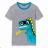 Boys' Short Sleeve T-Shirt with Sequins (98-128) KUGO MC1218