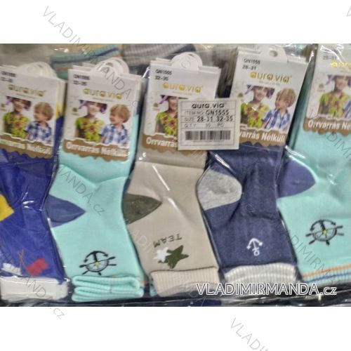 Lightweight children's socks (23-34) AURA.VIA GRT19036