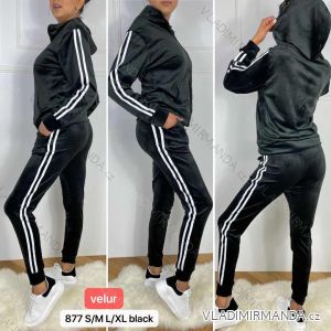 Women's long velvet sweatpants (S-XL) TURKISH FASHION TMWL20633