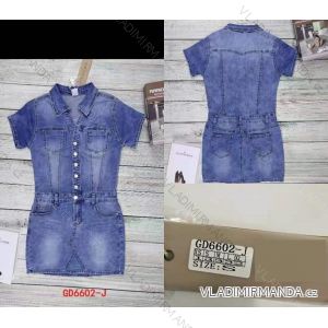 Denim short sleeve dress women (s-xl) GOURD MA120GD6047-J