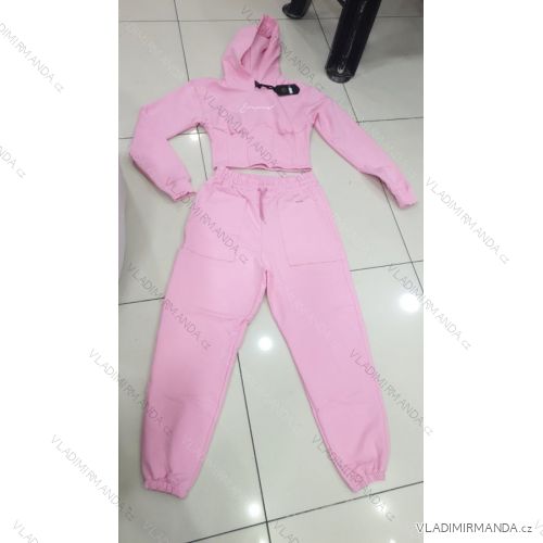 Knitted sweatshirt set tilko sweatpants women (S / M one size) ITALIAN FASHION IM921001