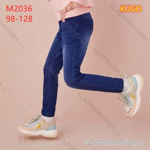 Jeans Leggings denim thin youth girl (134-164) KUGO KK9857