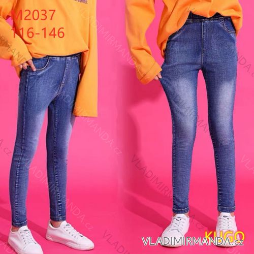 Jeans Leggings denim thin youth girl (134-164) KUGO KK9857