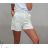 Shorts shorts women's summer (uni sl) ITALIAN Fashion IMT18378 S / M one size white