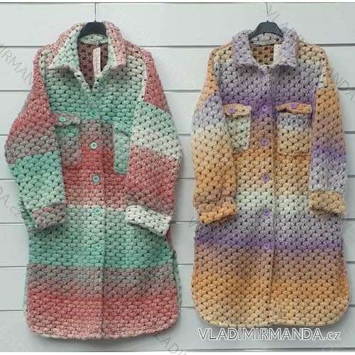 Women's long spring coat (S / M / L ONE SIZE) ITALIAN FASHION IMWA21006