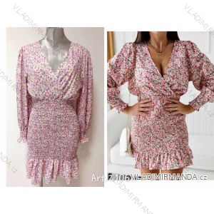 Women's Elegant Long Sleeve Dress (S / M ONE SIZE) ITALIAN FASHION IMWP21u3727