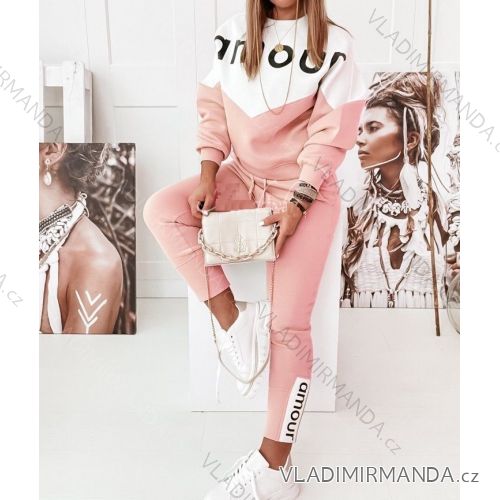 Set of long sweatpants and long sleeve sweatshirt for women (UNI S / L) TURKISH FASHION IMK20148