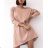 Summer long sleeve flowered women's dress (UNI S / L) ITALIAN FASHION IMK20150