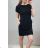 Dress classic short sleeve with pockets women (UNI S / M) ITALIAN FASHION IMD20025