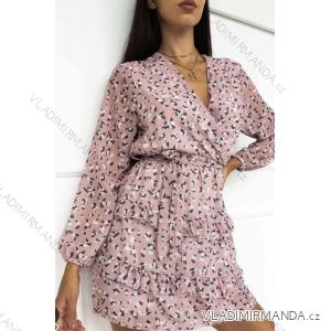 Women's Elegant Long Sleeve Dress (S / M ONE SIZE) ITALIAN FASHION IMWP21u3727