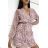 Women's Elegant Long Sleeve Dress (S / M ONE SIZE) ITALIAN FASHION IMWP21u3727