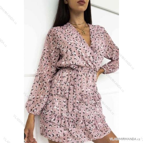 Women's Elegant Long Sleeve Dress (S / M ONE SIZE) ITALIAN FASHION IMWP21u3727