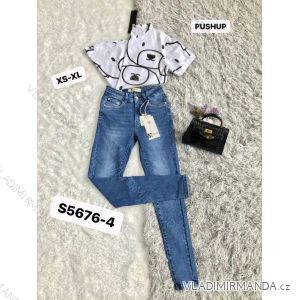 Jeans jeans long women (XS-XL) JEWELLY LEXXURY LEX20C2564