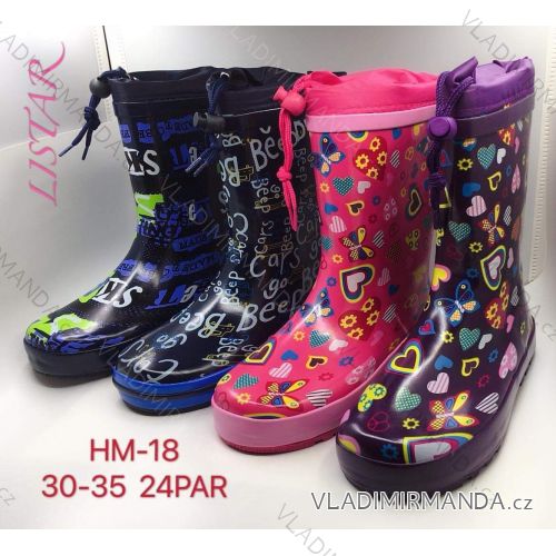 Rubber boots for girls and boys (30-35) RISTAR RIS19Y2020C