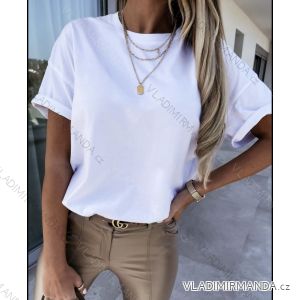 T-shirt elegant long sleeve women (S / M ONE SIZE) ITALIAN FASHION IMWK21008