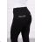 Cotton trousers with rhinestones on the back pockets, white