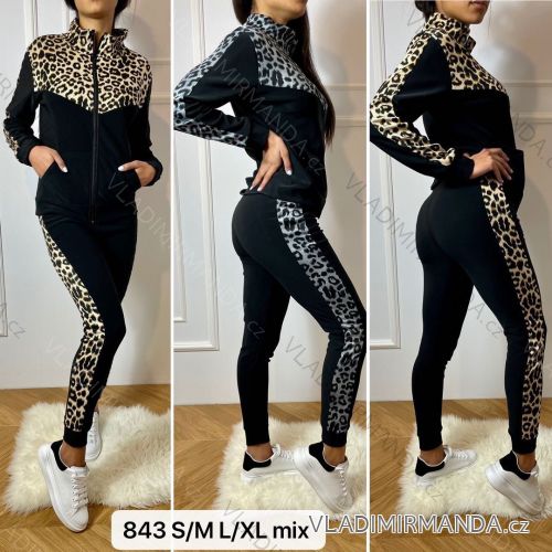 Set of long sweatpants and long sleeve sweatshirt for women (UNI S / XL) TURKISH FASHION TMWL209958