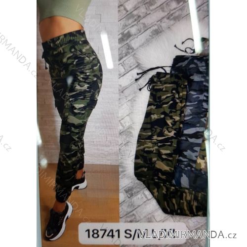 Women's long velvet sweatpants (S-XL) TURKISH FASHION TMWL20633