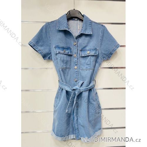 Summer long sleeve flowered women's dress (UNI S / L) ITALIAN FASHION IMK20150