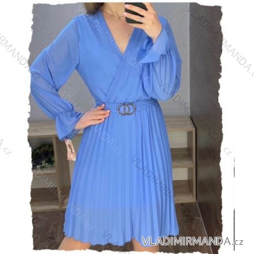 Women's Elegant Long Sleeve Dress (S / M ONE SIZE) ITALIAN FASHION IMWP21u3727