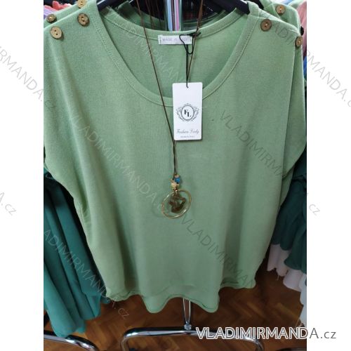 Women's elegant long sleeve blouse (S / M / L ONE SIZE) ITALIAN FASHION IMP21001