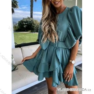 Women's Elegant Long Sleeve Dress (S / M / L ONE SIZE) ITALIAN FASHION IMWA21002