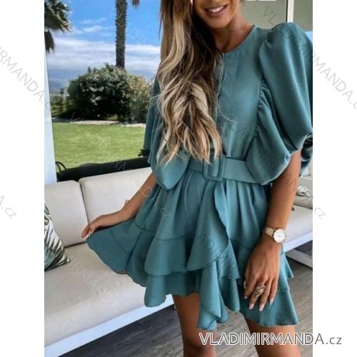 Women's Elegant Long Sleeve Dress (S / M / L ONE SIZE) ITALIAN FASHION IMWA21002