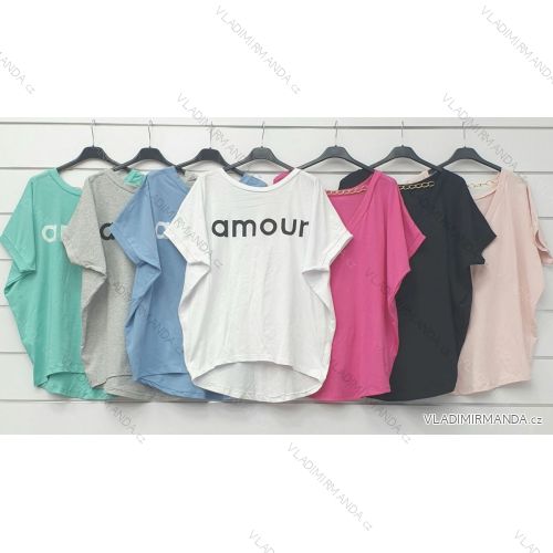 T-shirt elegant long sleeve women (S / M ONE SIZE) ITALIAN FASHION IMWK21008