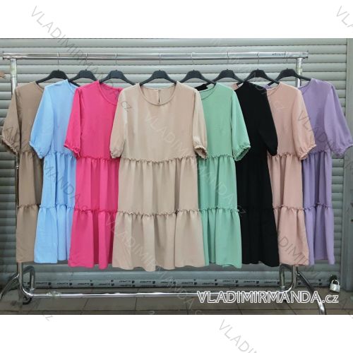 Dress with 3/4-sleeve ladies pocket (uni sl) ITALIAN Fashion IMWD20527