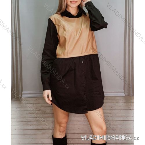 Dress with 3/4-sleeve ladies pocket (uni sl) ITALIAN Fashion IMWD20529
