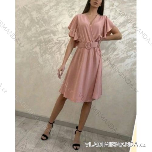 Women's Elegant Long Sleeve Dress (S / M ONE SIZE) ITALIAN FASHION IMWP21u3727