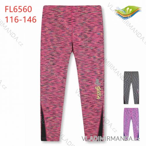 Leggings warm long childrens girls girls (116-146) KUGO B3239