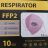 Respirátor FFP2  unisex (one size)  Respirator-YWSH