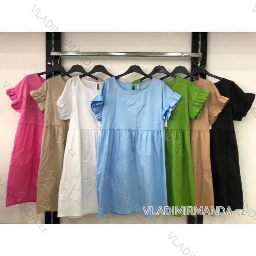 Elegant short-sleeved women's dress (uni s-m) ITALIAN FASHION IM920148