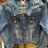 Denim jacket women's oversized (M-3XL) GOURD MA119C038