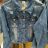 Denim jacket women's oversized (M-3XL) GOURD MA119C038