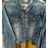 Denim jacket women's oversized (M-3XL) GOURD MA119C038