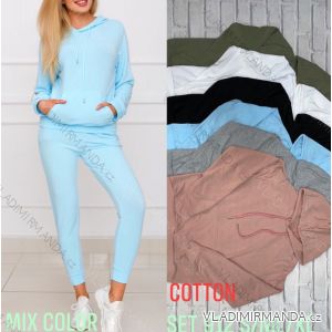 Set of long sweatpants and long sleeve sweatshirt for women (UNI S / XL) TURKISH FASHION TMWL209958