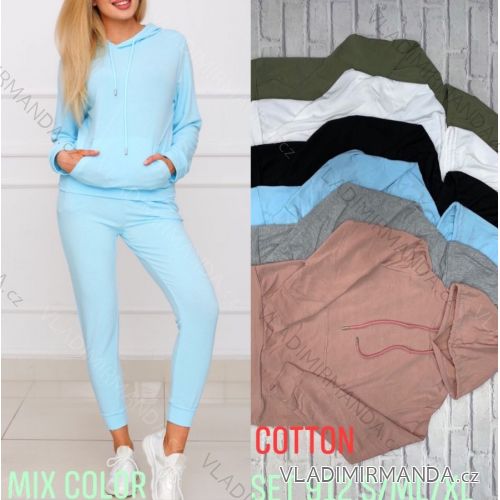 Set of long sweatpants and long sleeve sweatshirt for women (UNI S / XL) TURKISH FASHION TMWL209958