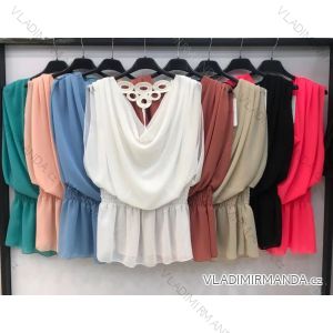 Dress with 3/4-sleeve ladies pocket (uni sl) ITALIAN Fashion IM3181746