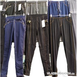 Women's long denim leggings (s / m, l / xl, 2xl / 3xl) ELEVEK ELE21DZEGIN