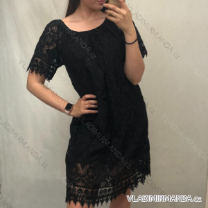 Summer Lace Short Sleeve Dress (UNI S-M) ITALIAN FASHION IMD20078