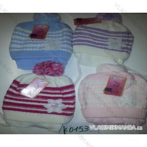 Set of scarf and baby girl cap (3-5 years) ECHT K0153
